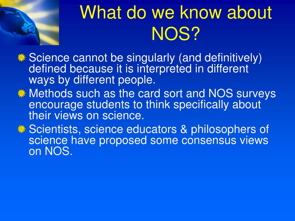 PPT Nature of Science (NOS) PowerPoint Presentation, free download