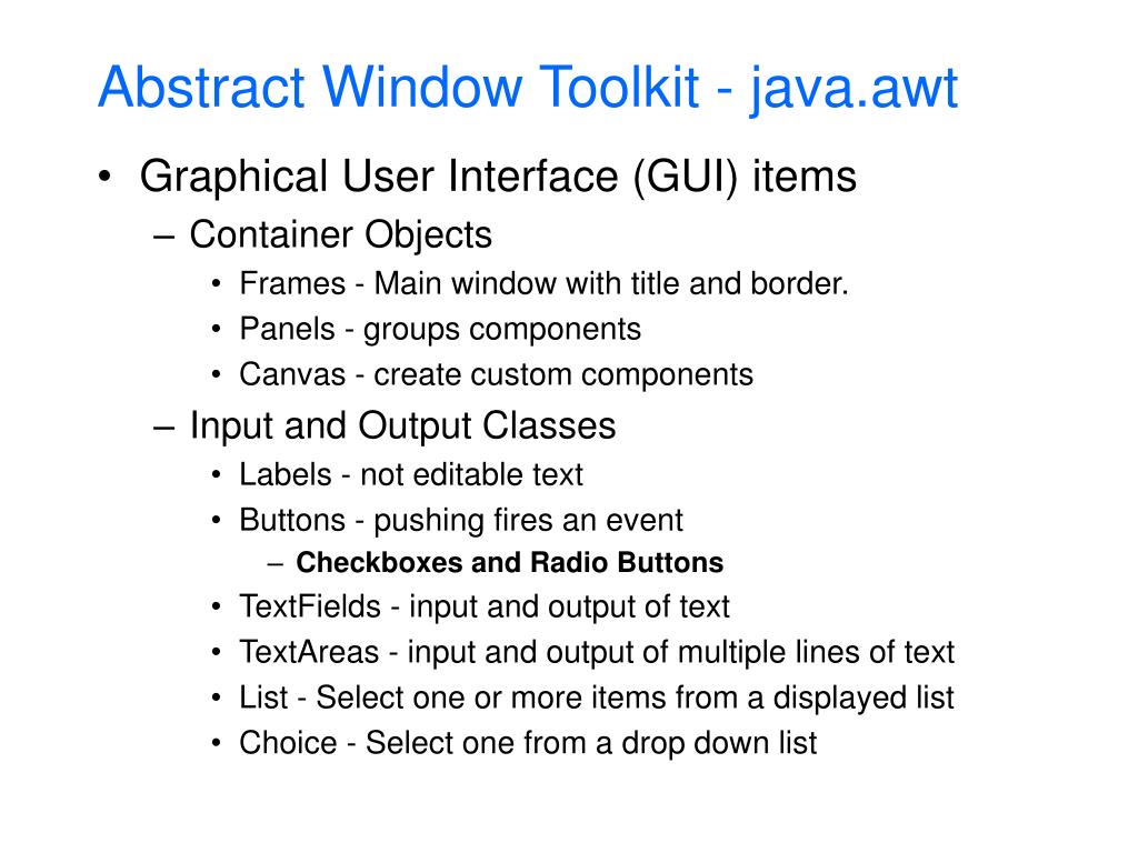PPT 4 Graphical User Interface (GUI) Applications PowerPoint