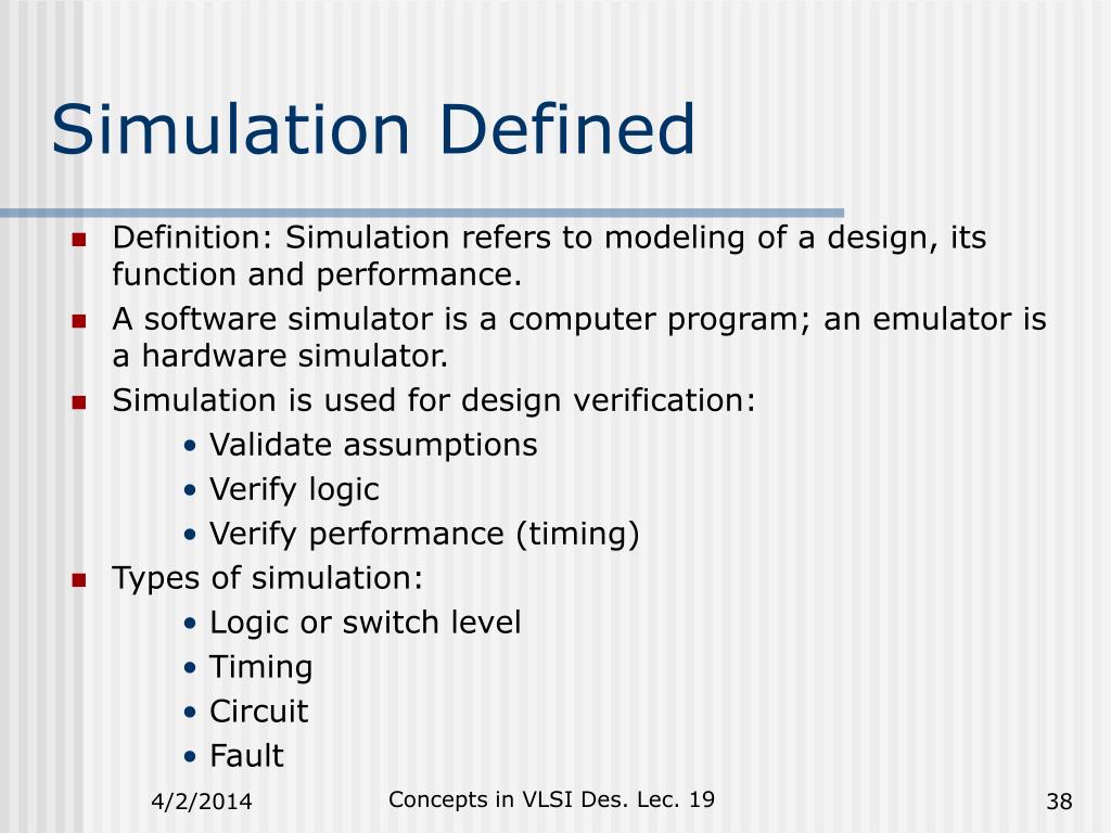 PPT 332479 Concepts in VLSI Design Lecture 19 Introduction to