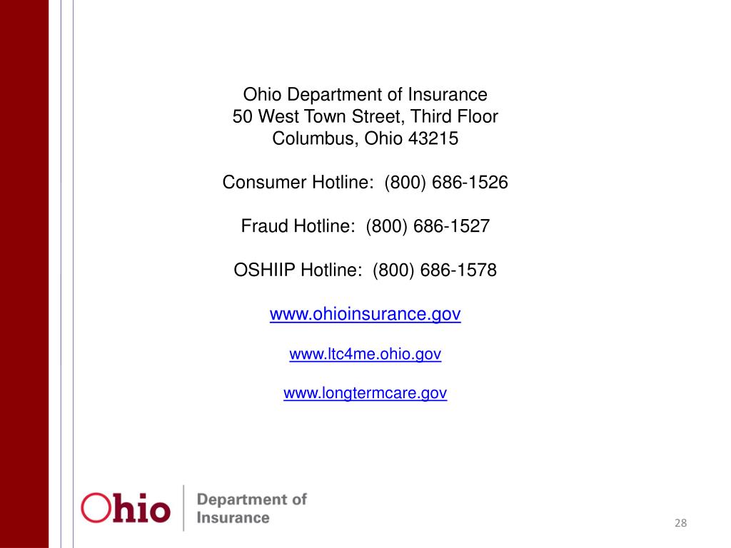 PPT OHIO LONG TERM CARE INSURANCE PARTNERSHIP PowerPoint Presentation