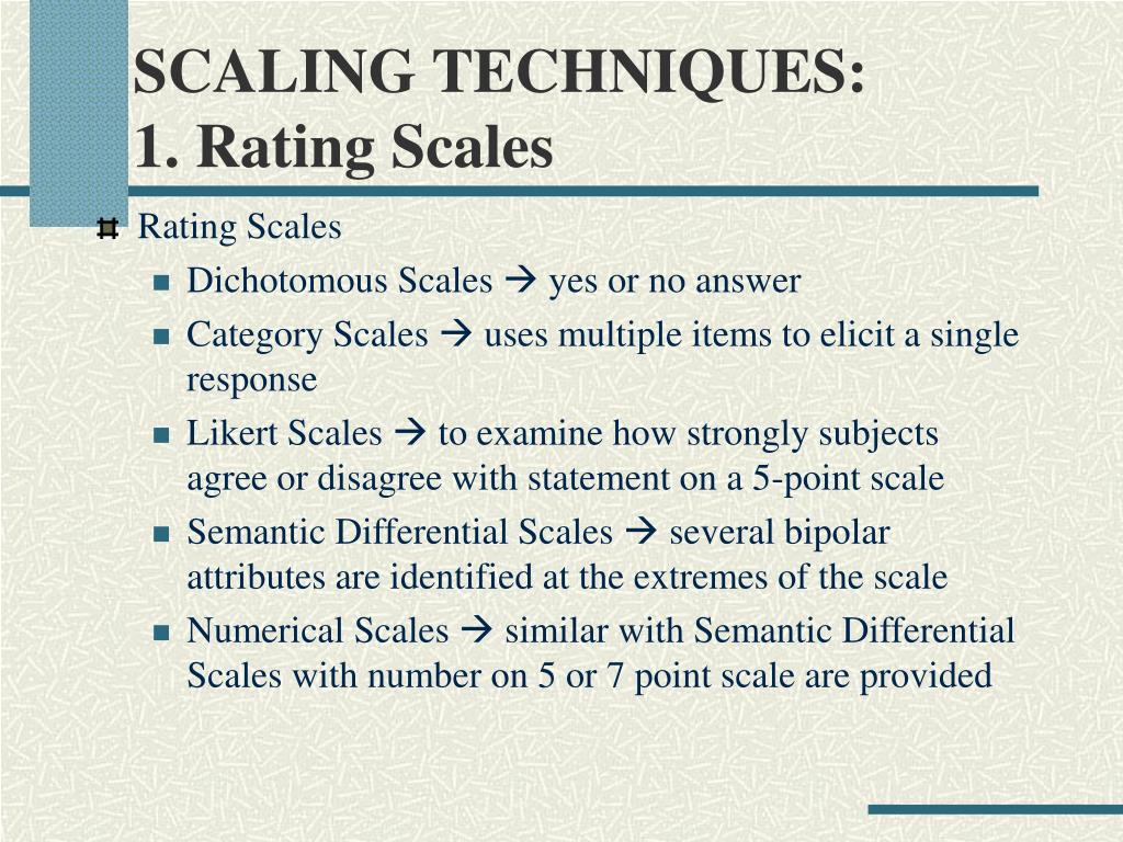 PPT MEASUREMENT OF VARIABLES OPERATIONAL DEFINITION AND SCALES PowerPoint Presentation ID