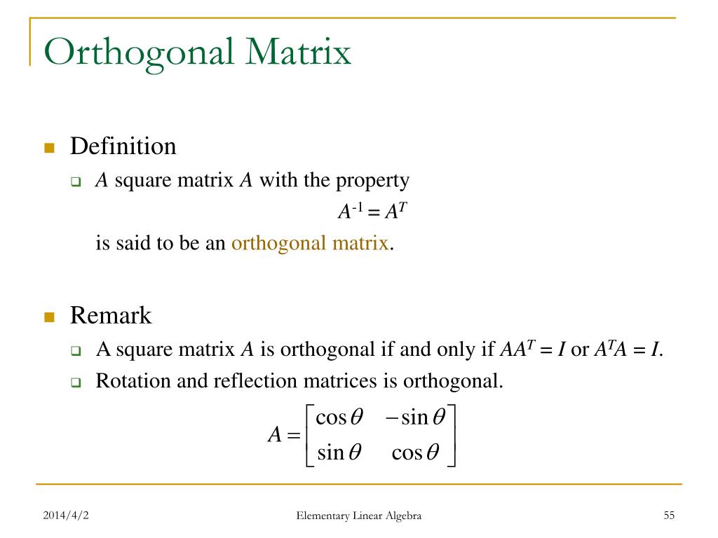 PPT Elementary Linear Algebra Anton & Rorres, 9 th Edition PowerPoint