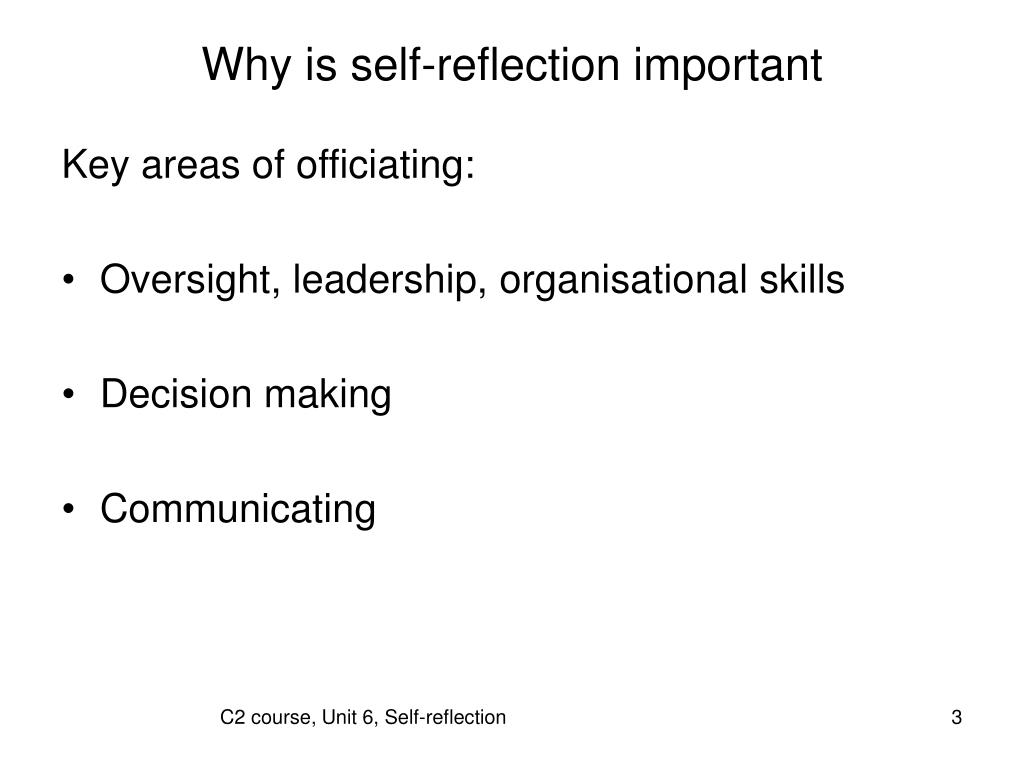 PPT Unit 6 Self reflection PowerPoint Presentation, free download