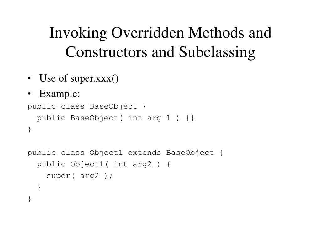 PPT Overloading and Overriding PowerPoint Presentation, free download
