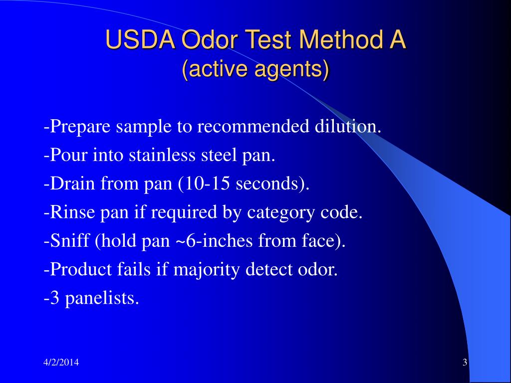 PPT Odor Evaluation Test Method PowerPoint Presentation, free