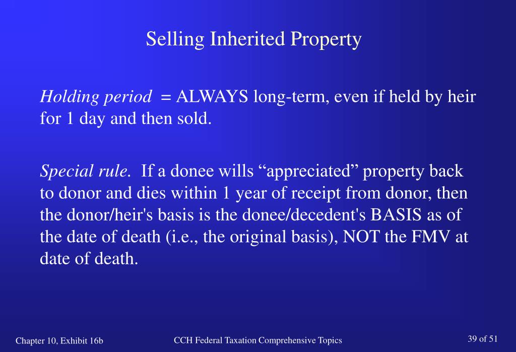 PPT CCH Federal Taxation Comprehensive Topics Chapter 10 Property