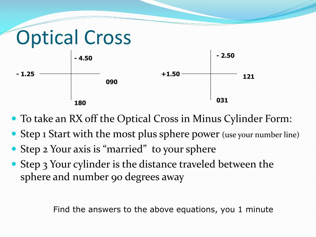 PPT Optometric Math PowerPoint Presentation, free download ID729464