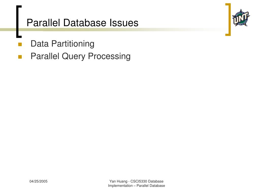 PPT Parallel Databases PowerPoint Presentation, free download ID730323