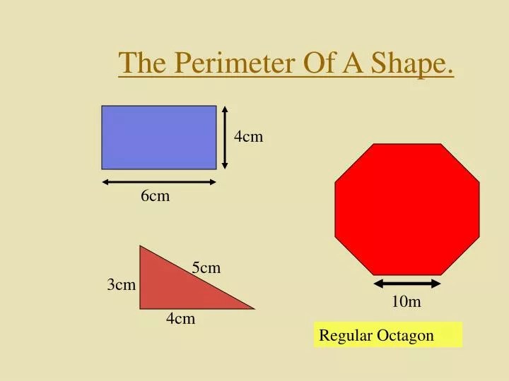 PPT The Perimeter Of A Shape. PowerPoint Presentation, free download