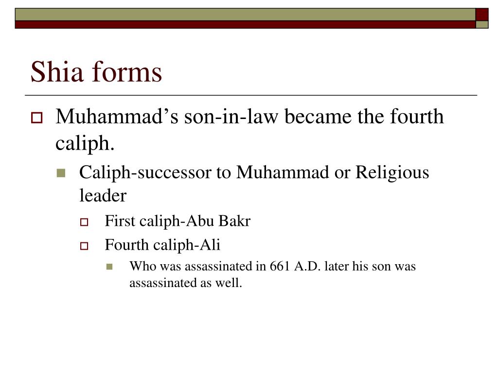 PPT Shiites PowerPoint Presentation ID733770