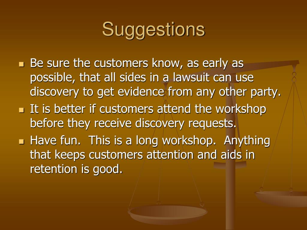 PPT Teaching Basic Civil Discovery in a Setting PowerPoint