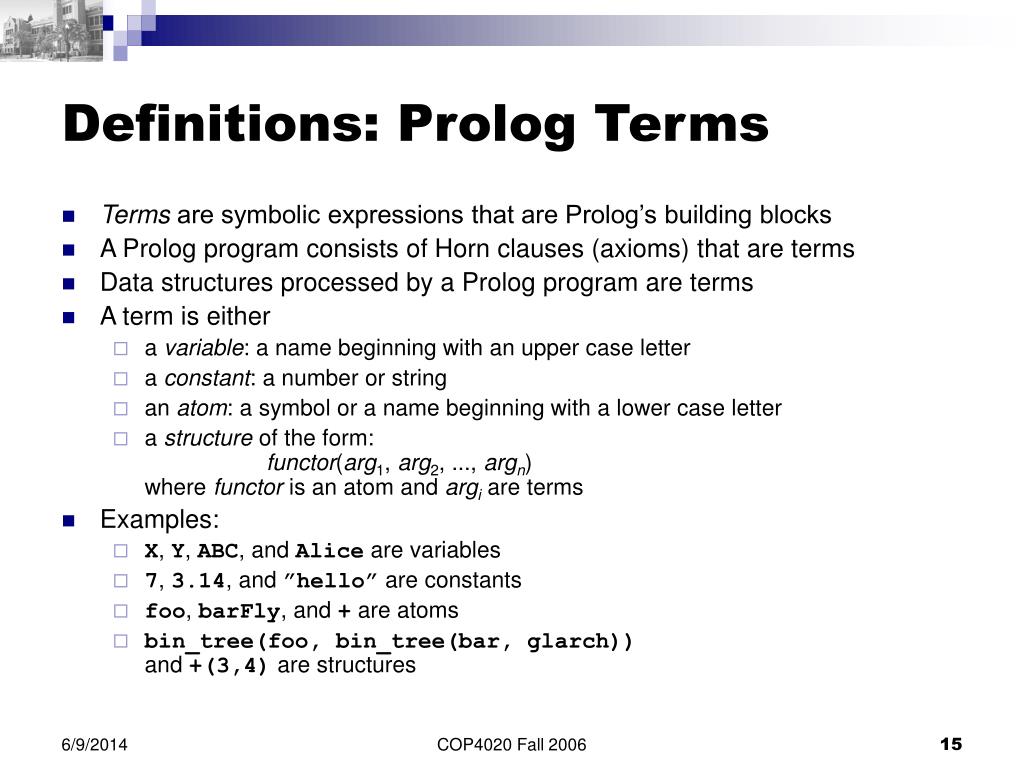 PPT COP4020 Programming Languages PowerPoint Presentation, free