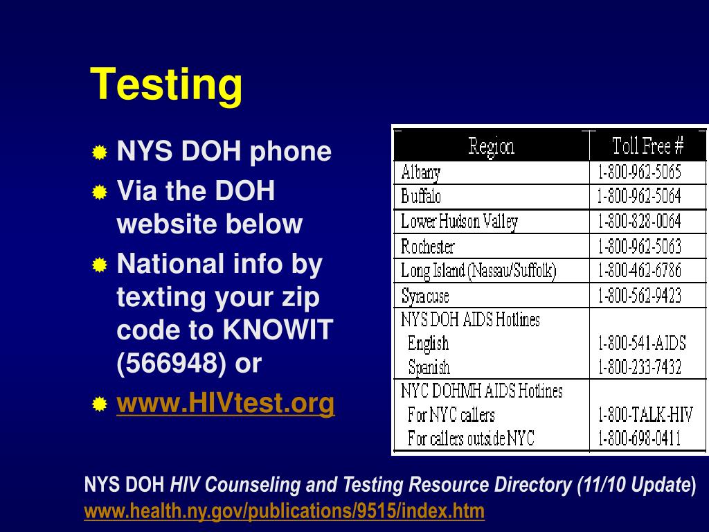 PPT HIV Screening, Testing and Treatment in Adolescents PowerPoint