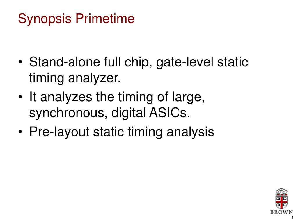 PPT Synopsis Primetime PowerPoint Presentation, free download ID737004