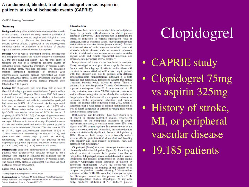 PPT Antiplatelet and anticoagulant therapy in stroke prevention