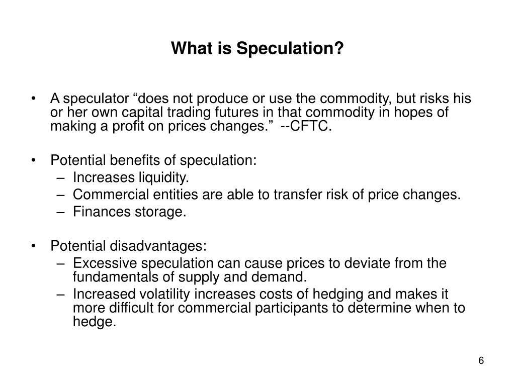 PPT Market Speculation and Energy Prices A Congressional Perspective