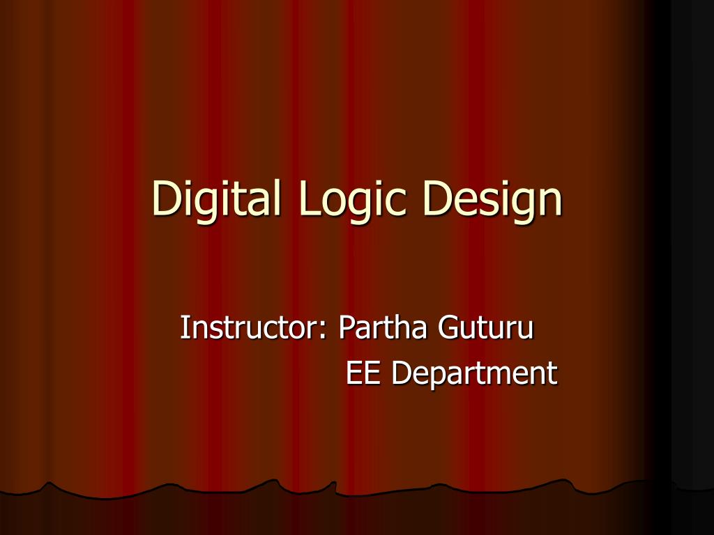 PPT Digital Logic Design PowerPoint Presentation, free download ID