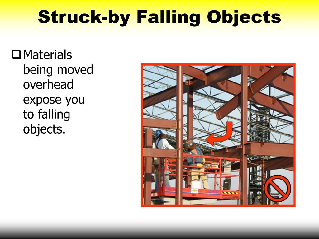 PPT Big Four Construction Hazards Struckby Hazards PowerPoint Presentation ID738621