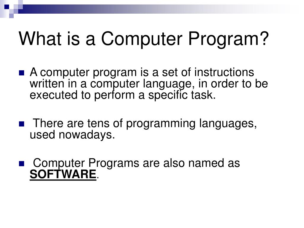 PPT Introduction to Computer Programming Concepts PowerPoint