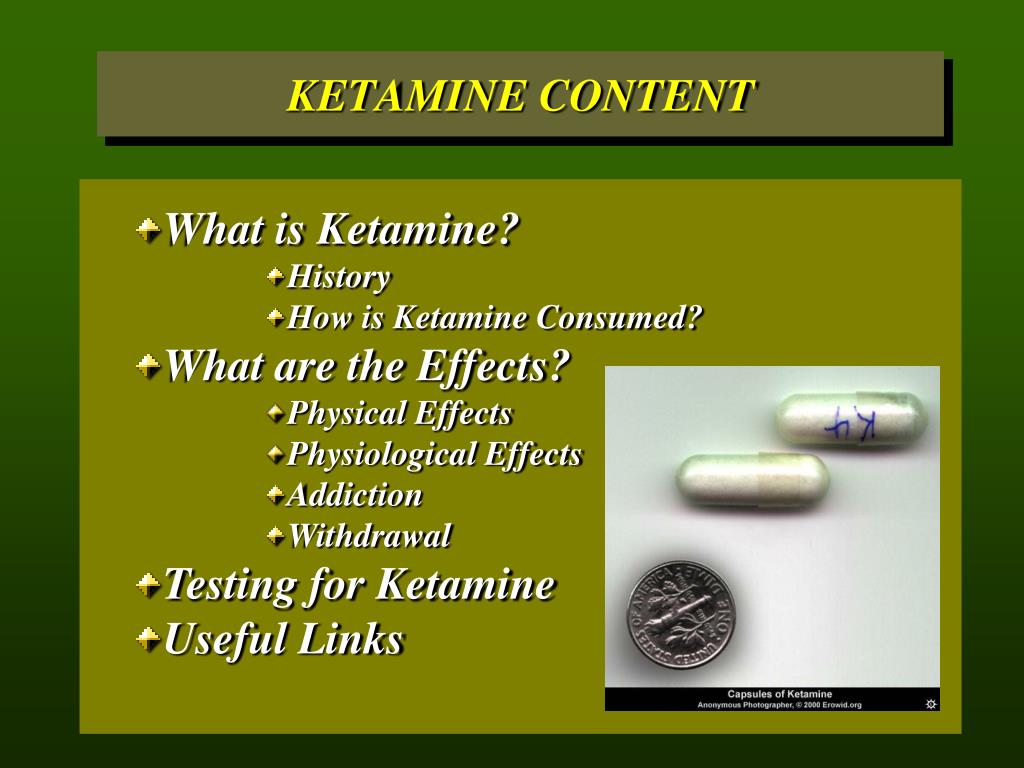 PPT KETAMINE PowerPoint Presentation, free download ID740353