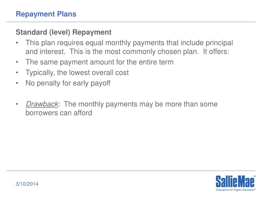 PPT Successful Student Loan Repayment Michelle Pezzulli Sallie Mae