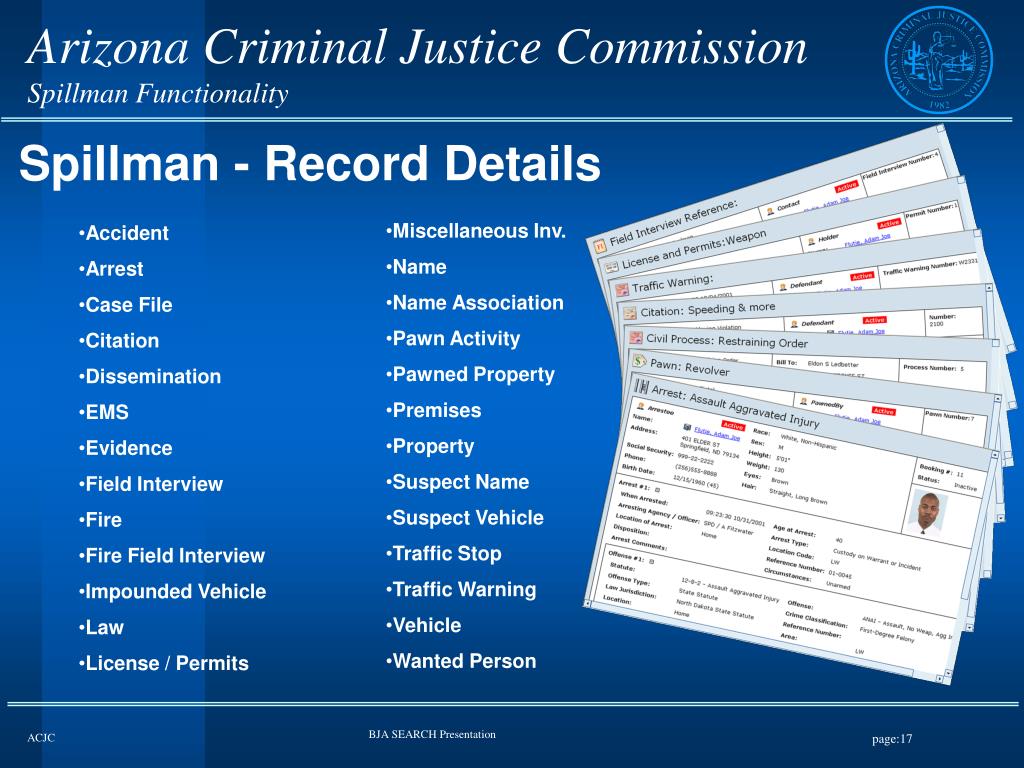 PPT Arizona Criminal Justice Commission PowerPoint Presentation, free