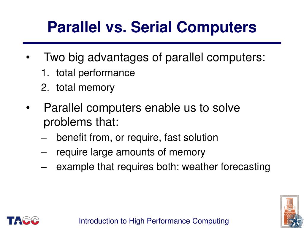 PPT Introduction to High Performance Computing Parallel Computing