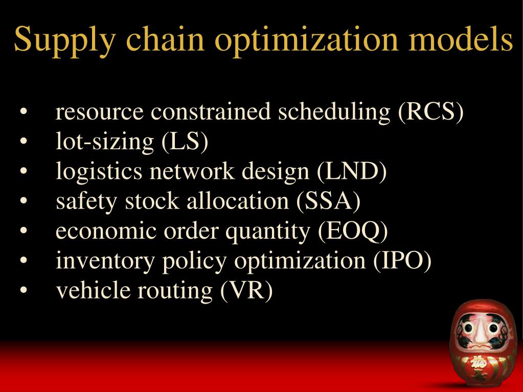 PPT Supply Chain Modeling Language for Optimization Implementation