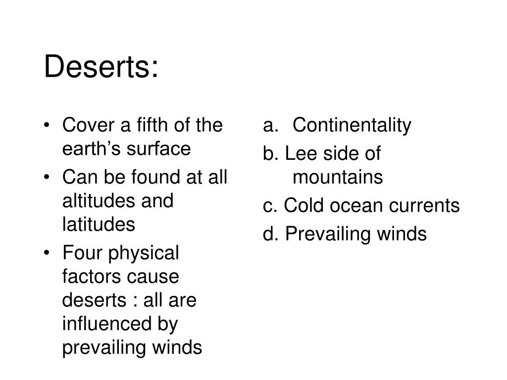 PPT Deserts PowerPoint Presentation, free download ID743067