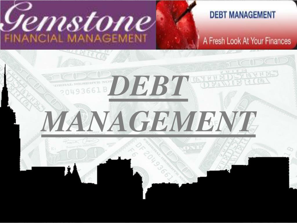 PPT Debt management PowerPoint Presentation, free download ID74671