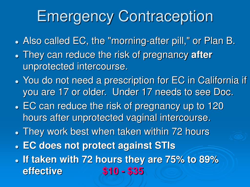 PPT BIRTH CONTROL METHODS PowerPoint Presentation ID747876