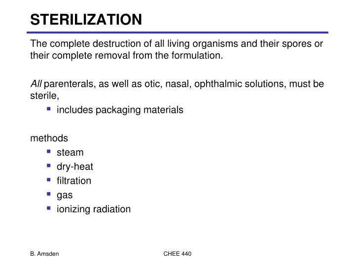 PPT STERILIZATION PowerPoint Presentation, free download ID749951