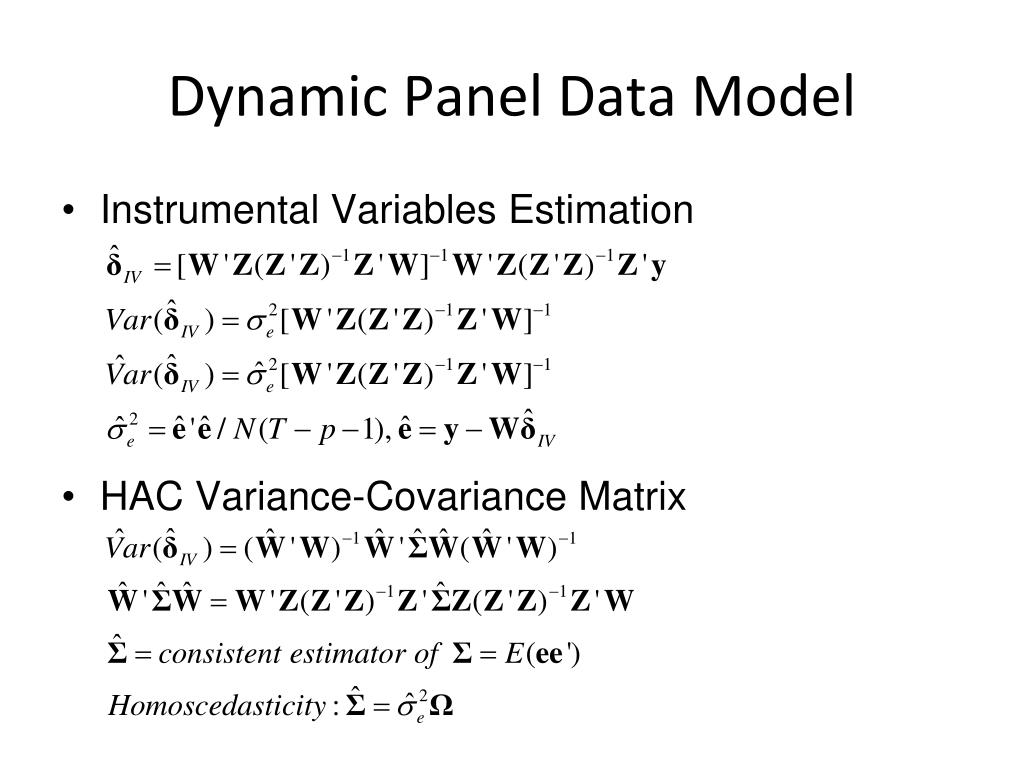 PPT Econometric Analysis of Panel Data PowerPoint Presentation, free