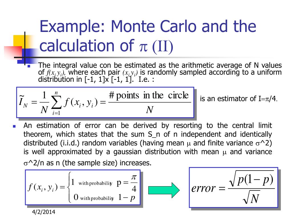 PPT Lecture 2 Monte Carlo method in finance PowerPoint Presentation