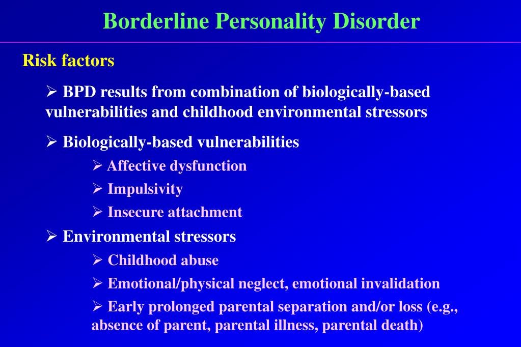 PPT Chapter 12 Borderline Personality Disorder Kim L. Gratz, Ph.D