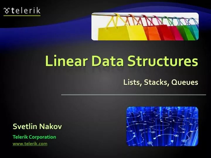 PPT Linear Data Structures PowerPoint Presentation, free download
