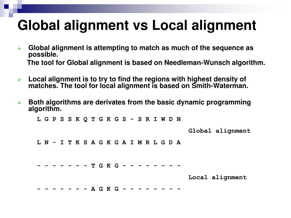 PPT Sequence Alignment PowerPoint Presentation, free download ID751230