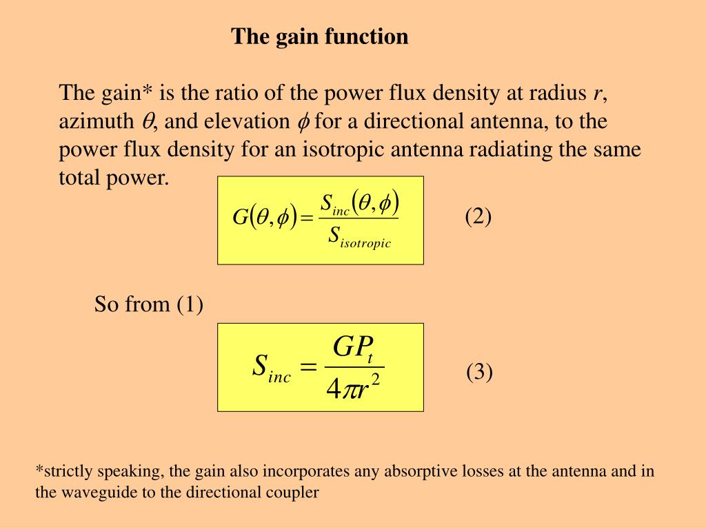 PPT Goal Derive the radar equation for an isolated target PowerPoint