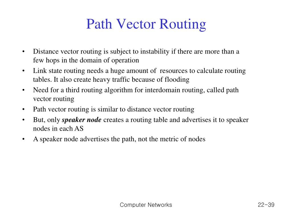 PPT Chapter 2 2. Network Layer Delivery, Forwarding, and Routing