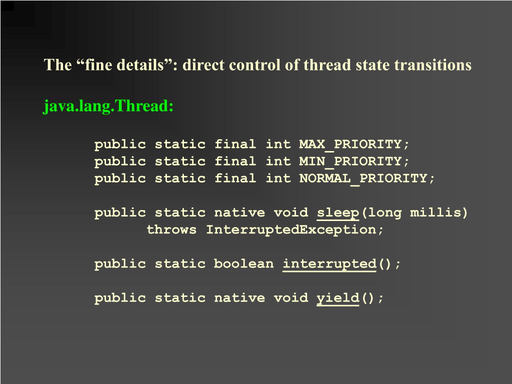 PPT Concurrent Programming in Java PowerPoint Presentation, free