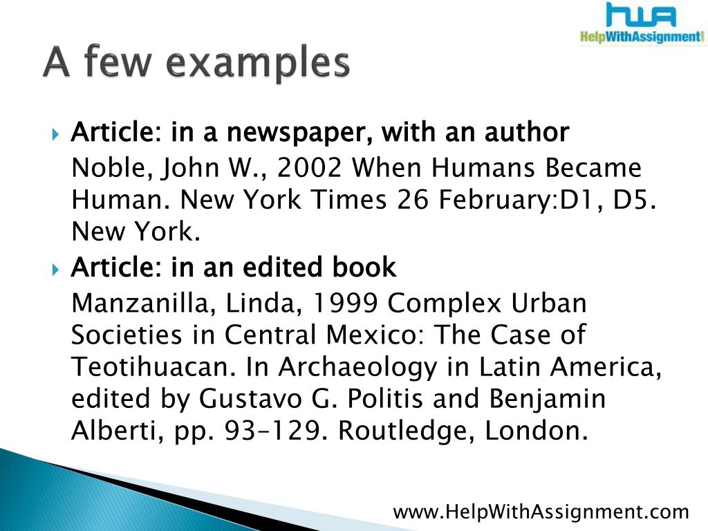 PPT Brief explanation about American Antiquity Citation Style PowerPoint Presentation ID75477