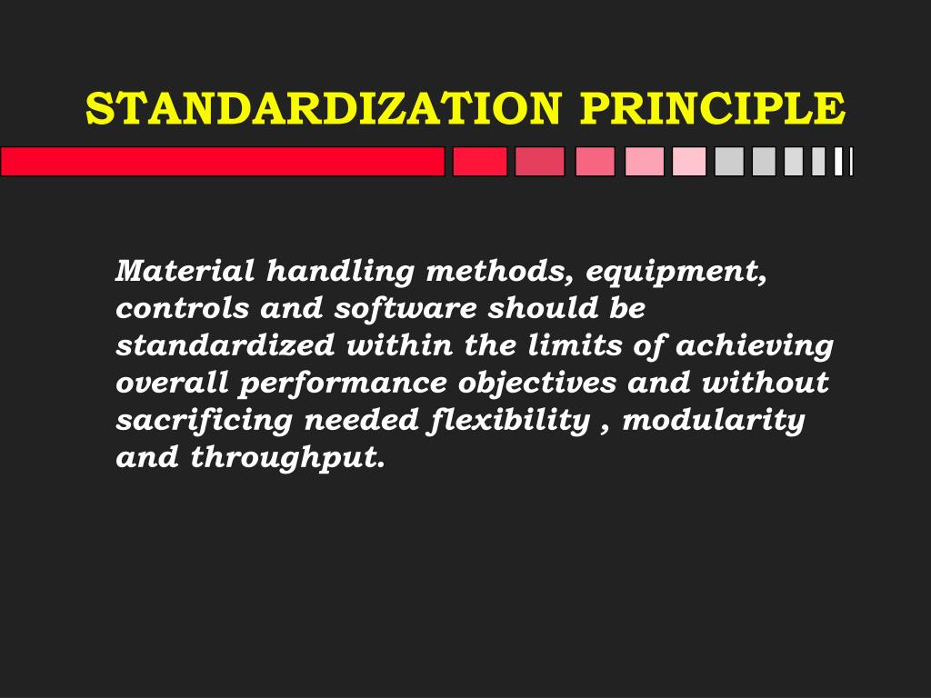 PPT The Ten Principles of Material Handling PowerPoint Presentation
