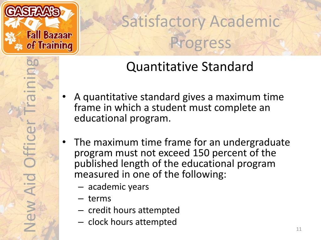 PPT Satisfactory Academic Progress PowerPoint Presentation, free