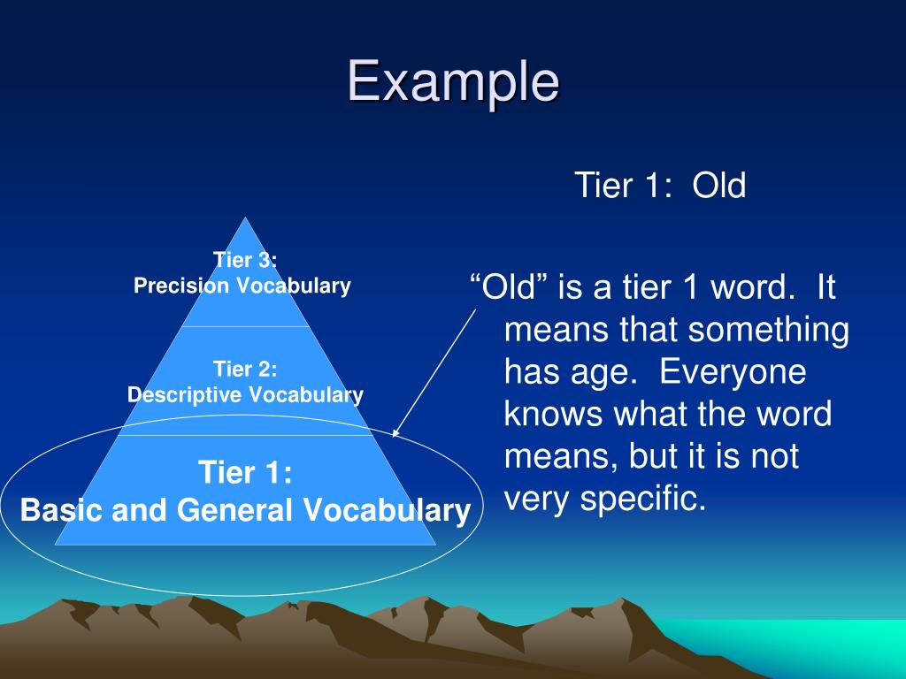 PPT Vocabulary Tiers PowerPoint Presentation, free download ID756291