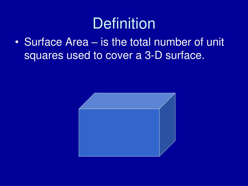 PPT Surface Area PowerPoint Presentation, free download ID756339