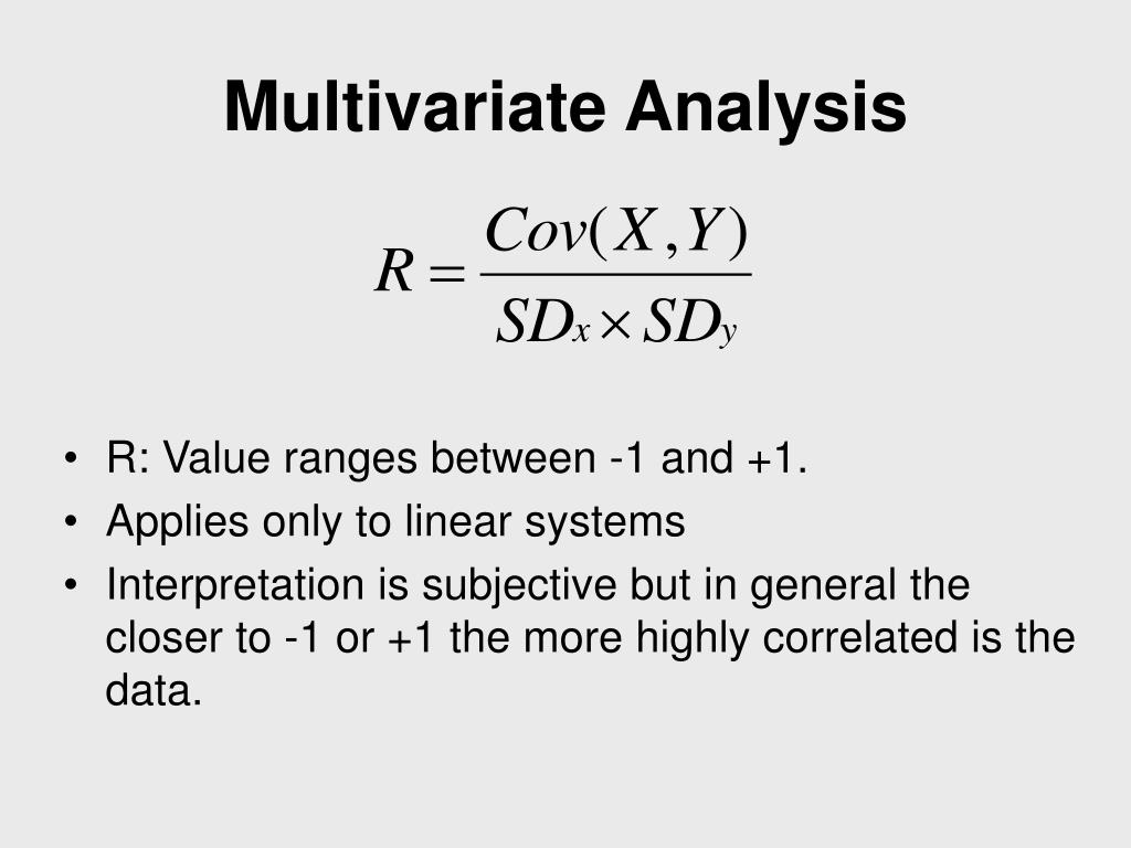 PPT Multivariate Analysis PowerPoint Presentation, free download ID