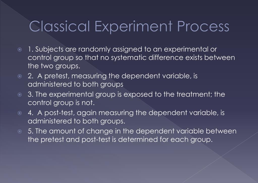 PPT Experimental Designs Posttest Only PowerPoint Presentation
