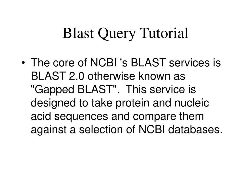 PPT Sequence Databases PowerPoint Presentation, free download ID757811