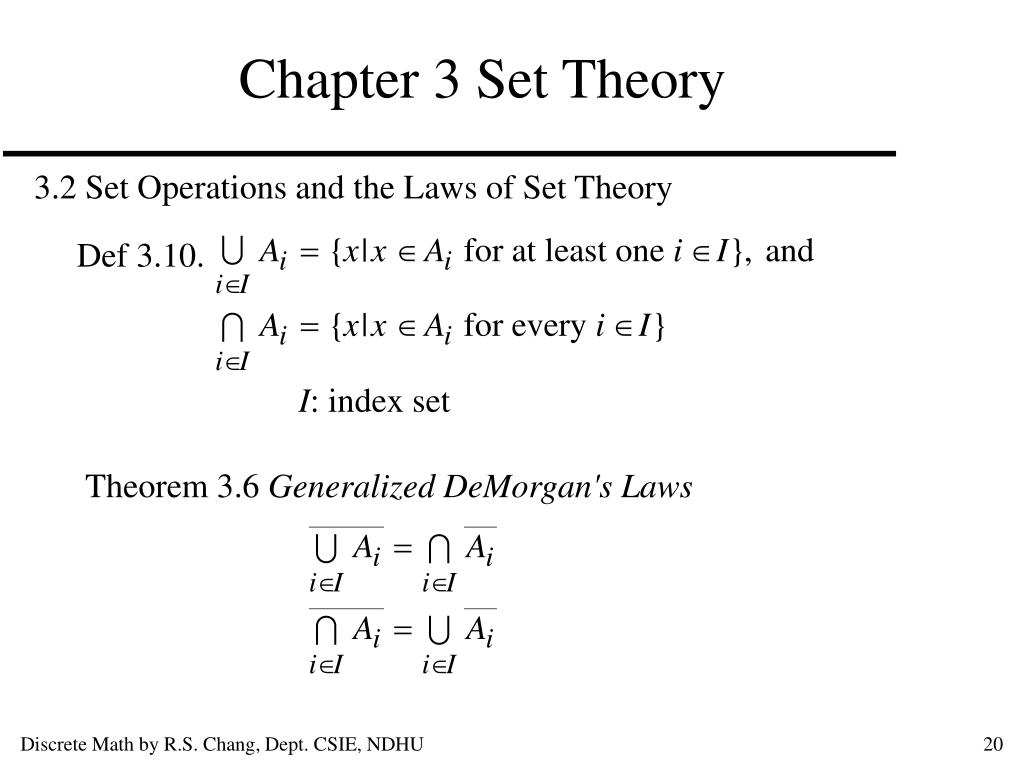 PPT Set Theory PowerPoint Presentation, free download ID757956