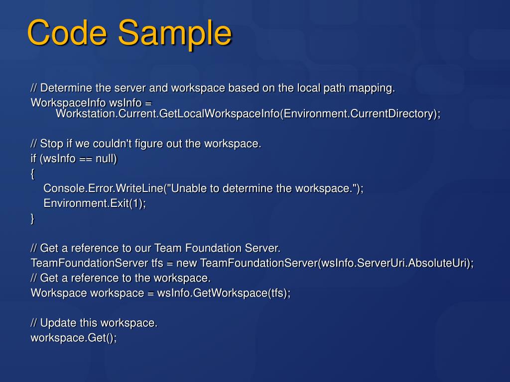 PPT Microsoft Developer’s Guide to Team Foundation Version Control